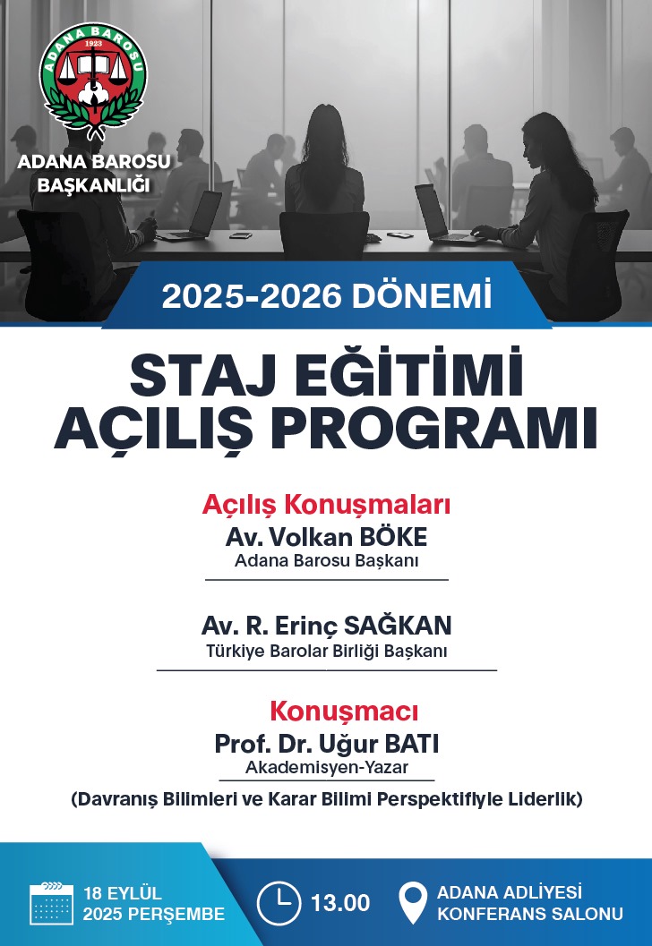 BAROMUZUN 2025-2026 DÖNEMİ STAJ EĞİTİM AÇILIŞ PROGRAMI