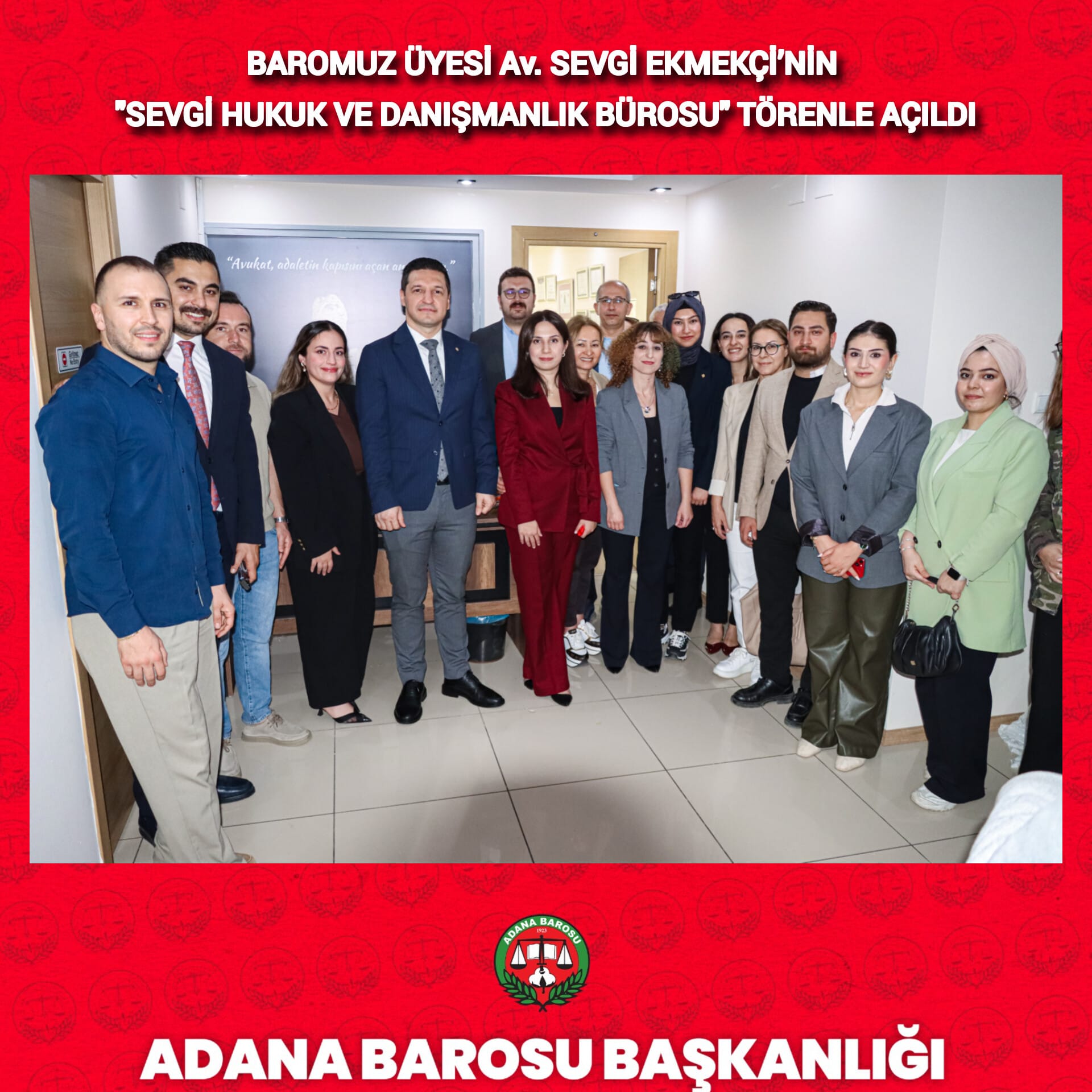 BAROMUZ ÜYESİ Av. SEVGİ EKMEKÇİ’NİN 